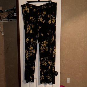 Torrid floral dress pants